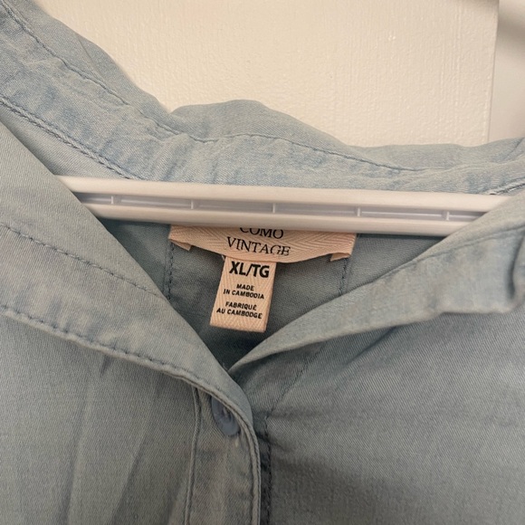 Comp Vintage Button Down Top XL - Picture 2 of 3
